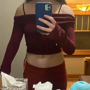 Cider off the shoulder top